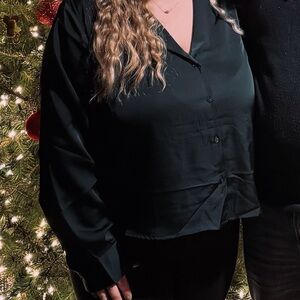 Elegant green Women's Top